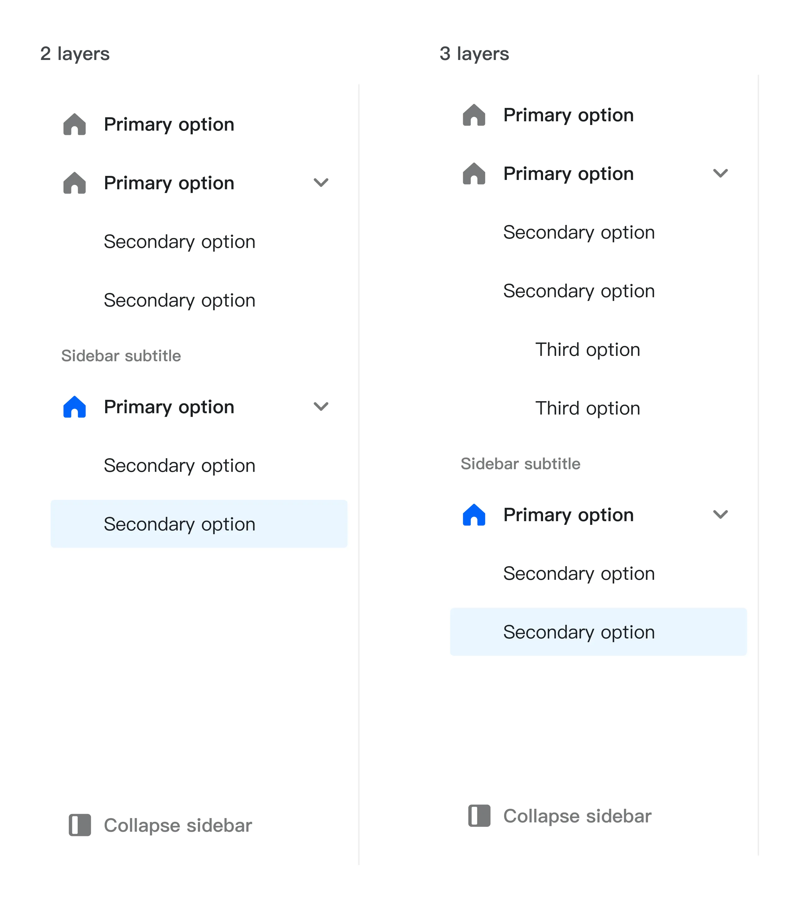 Side navigation