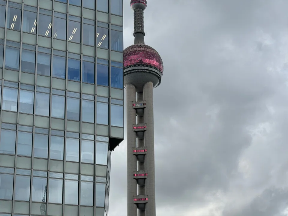 The Oriental Pearl Tower in Shanghai